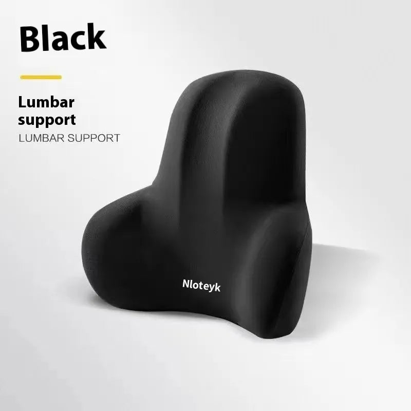 Universal Memory Foam Car Seat Cushion & Headrest Pillow