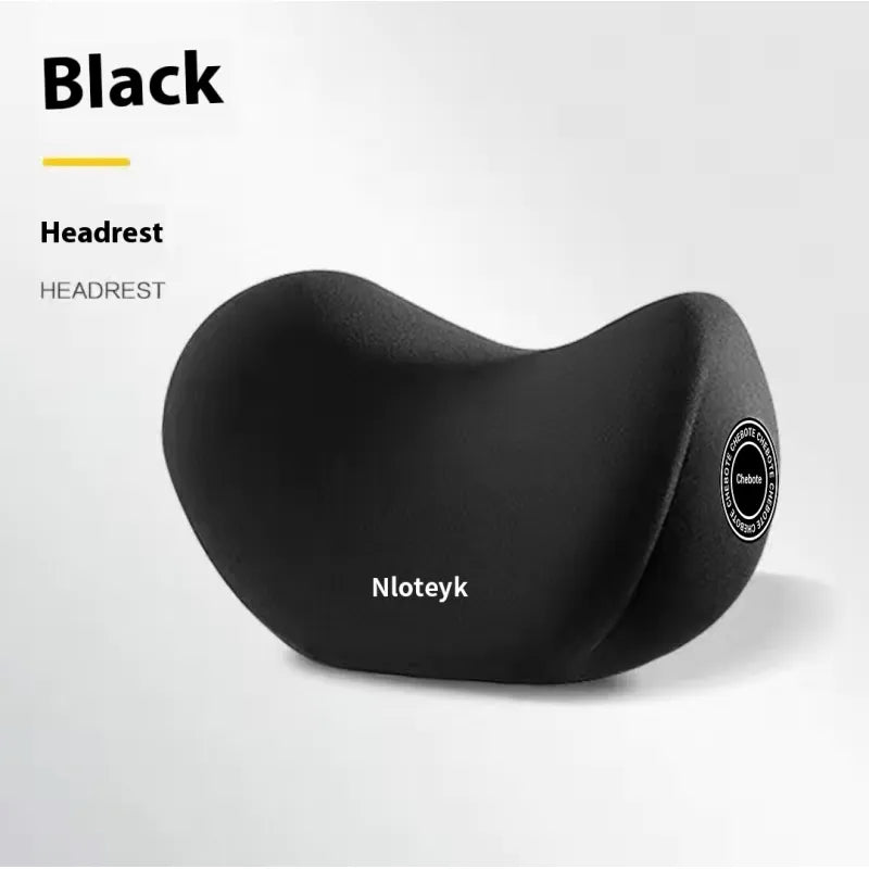 Universal Memory Foam Car Seat Cushion & Headrest Pillow