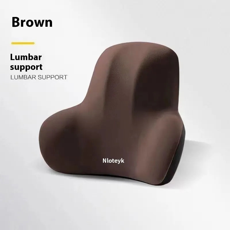 Universal Memory Foam Car Seat Cushion & Headrest Pillow